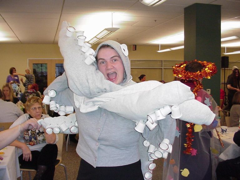 Octopus costume, 2002